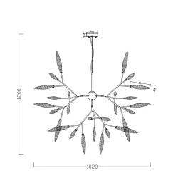 Подвесной светильник Freya FR5067PL-36W (Белый)