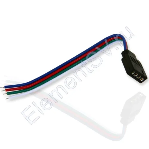 Коннектор соединительный RGB - 4PIN - фото.