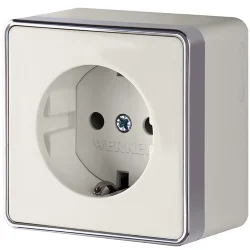 Розетка с заземлением Gallant слоновая кость W5071003