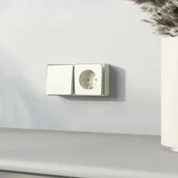 Розетка с заземлением Gallant слоновая кость W5071003