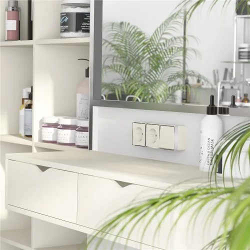 Розетка с заземлением Gallant слоновая кость W5071003 - фото 3