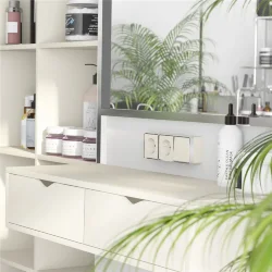 Розетка с заземлением Gallant слоновая кость W5071003