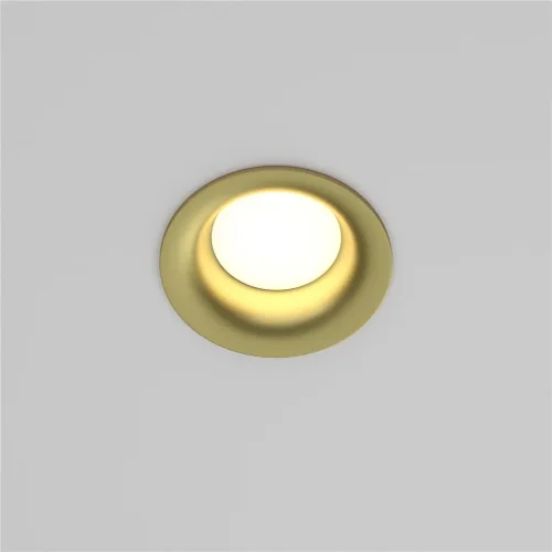 Встраиваемый светильник Изящность / Slim 1*GX53 12 Вт IP 44 (Матовое Золото) DL027-GX53-MG - фото 3