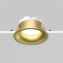 Встраиваемый светильник Изящность / Slim 1*GX53 12 Вт IP 44 (Матовое Золото) DL027-GX53-MG