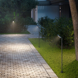 Светильник садово-парковый светодиодный Joli черный 35182/F черный