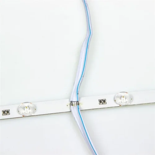 Светодиодная линейка линзованная 2835, 12 led, 24V, 12W, white, 170°, IP20, G108 - фото III