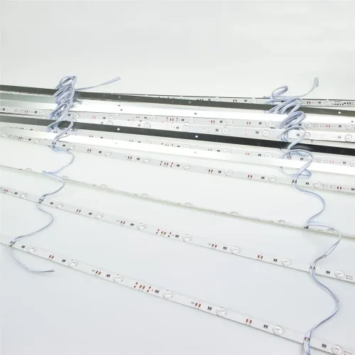 Светодиодная линейка линзованная 2835, 12 led, 24V, 12W, white, 170°, IP20, G108 - фото IV
