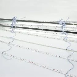 Светодиодная линейка линзованная 2835, 12 led, 24V, 12W, white, 170°, IP20, G108