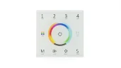 Сенсорная панель T15 White IC88 (220V, RGB+CCT, 4 zone, DMX512, RF 2.4GHz) - фото I