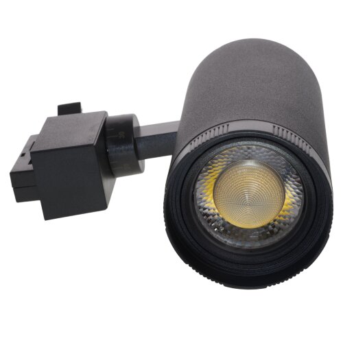 ULB-Q261 20W-4000K-AC BLACK Светильник-прожектор светодиодный трековый, 1600 Лм, Белый свет 4000К, С регулируемым углом свечения, Корпус черный - фото 2