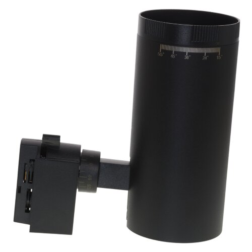 ULB-Q261 20W-4000K-AC BLACK Светильник-прожектор светодиодный трековый, 1600 Лм, Белый свет 4000К, С регулируемым углом свечения, Корпус черный - фото 3