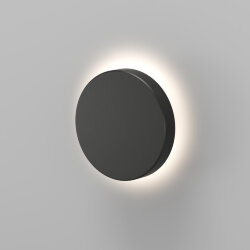 Настенный светодиодный уличный светильник DRAMEN, IP65, 15 Вт, 3000К, черный, алюминий, Denkirs DK9701-BK