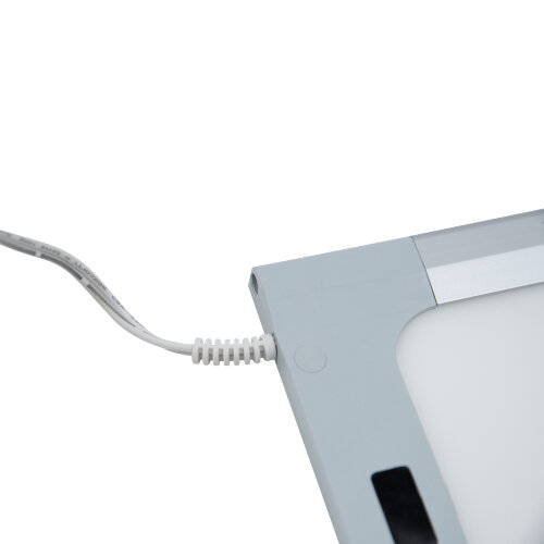 ULI-F42-7.5W-RGB-RC-DIM SENSOR IP20 SILVER Панель линейная светодиодная ультратонкая, с бесконтактным выключателем, диммер, пульт ду, 460х120х11мм, 260Lm, Серебристый - фото 10