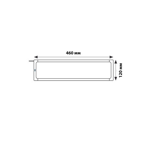 ULI-F42-7.5W-RGB-RC-DIM SENSOR IP20 SILVER Панель линейная светодиодная ультратонкая, с бесконтактным выключателем, диммер, пульт ду, 460х120х11мм, 260Lm, Серебристый - фото 12