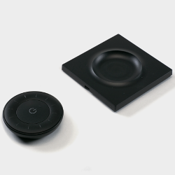 Настенная панель Quick control беспроводная монохромный , черная 035925