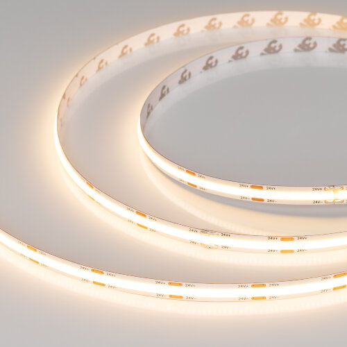 Светодиодная лента герметичная COB-NANO-X544-8mm 24V Warm3000 (11.5 W/m, IP65, CSP, 5m) (Arlight) 031904(2) - фото