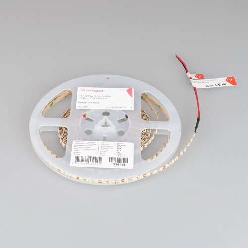 Светодиодная лента RZ-А120-6mm 12V Day4000 (12 W/m, IP20, 2835, 5m) (Arlight, 12 Вт/м, IP20) 036451 - фото 4