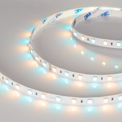 Светодиодная лента RT-В60-10mm 24V RGBW-Warm (14.4 W/m, IP20, 5060, 5m) (Arlight, Открытый) 018327(2)