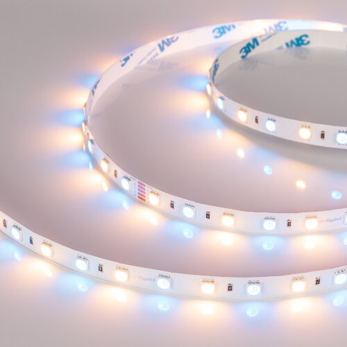 Светодиодная лента RT-В60-10mm 24V RGBW-Warm (14.4 W/m, IP20, 5060, 5m) (Arlight, Открытый) 018327(2) - фото 5
