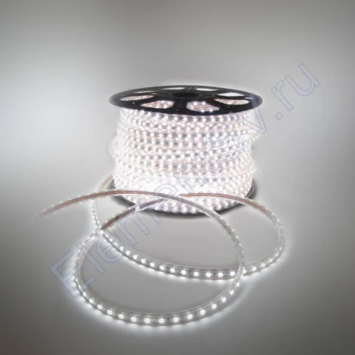 Светодиодная лента 220V 5050 60Led White IP68 - фото.