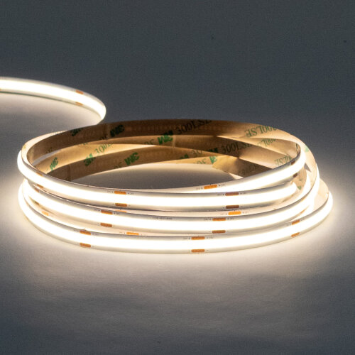 Светодиодная Лента COB 5 метров, 480 диодов/м, 8мм, 4000K, 10 Вт/м, 24В - фото