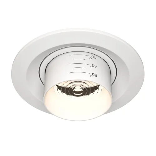 Встраиваемый светильник Elem 1x7Вт 4000K 15°-60° (Белый) - фото 9