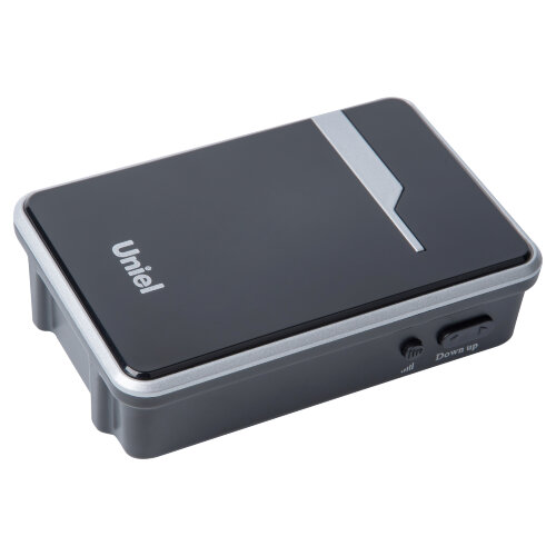 UDB-016W-R1T1-38S-150M-BL-SL Звонок беспроводной, Радиус действия 150м, Черный с серебристым - фото 4