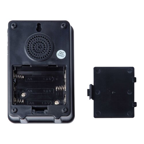 UDB-016W-R1T1-38S-150M-BL-SL Звонок беспроводной, Радиус действия 150м, Черный с серебристым - фото 6