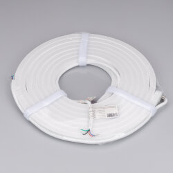 Светодиодная лента герметичная MOONLIGHT-SIDE-GM192-12х17mm 24V RGBW-Day (14.4 W/m, IP67, 5m, wire х2) (Arlight, Вывод боковой, 3 года) 042744