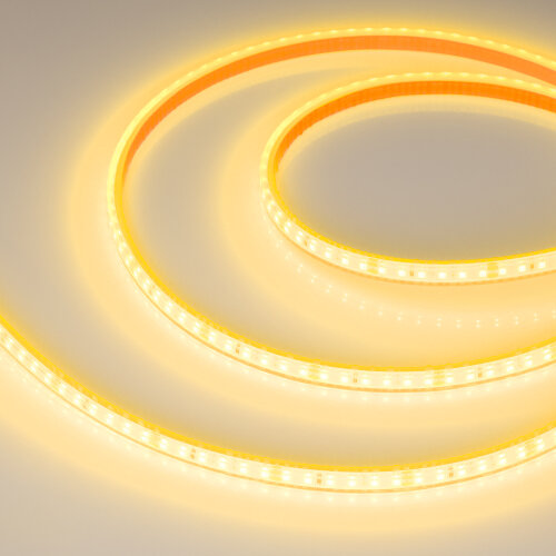 Светодиодная лента герметичная RTW-PFS-A120-11mm 24V Yellow (9.6 W/m, IP68, 2835, 5m) (Arlight) 034027 - фото