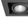 Встраиваемый светильник Металл Модерн / Metal Modern 2*GU10 10 Вт (Черный) DL008-2-02-S - фото 4