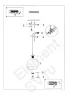 Светильник лофт Y0006001 PA25 (220V, E27, стекло) - фото 7.