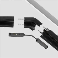 Угол-соединитель 135° Gravity встраиваемый черный (Черный) TRA010CLO-42B