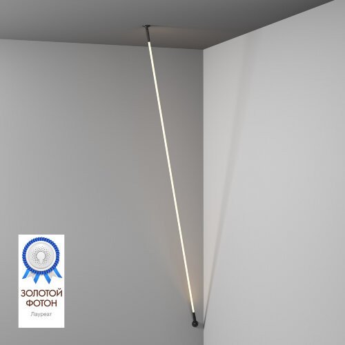 DK7505-BK Cветильник-трос в оплетке FLEX со светодиодом 5м 24V DC 86W 360° 3000К IP20 черный Цветопередача: &gt;90, Световой поток: 3850Лм.