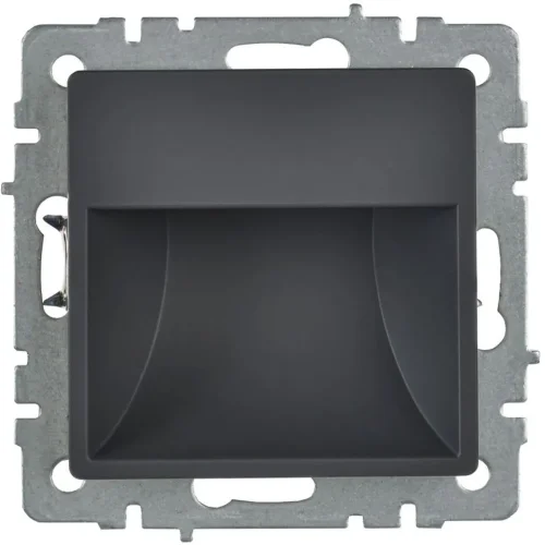 Подсветка светодиодная BRITE встраив. ПЛ20-БрГ механизм графит IEK BR-FL20-K53 - фото 2