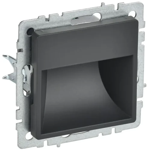 Подсветка светодиодная BRITE встраив. ПЛ20-БрГ механизм графит IEK BR-FL20-K53 - фото