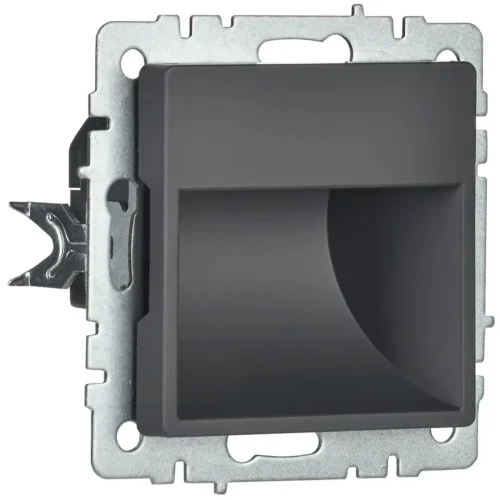 Подсветка светодиодная BRITE встраив. ПЛ20-БрГ механизм графит IEK BR-FL20-K53 - фото 4