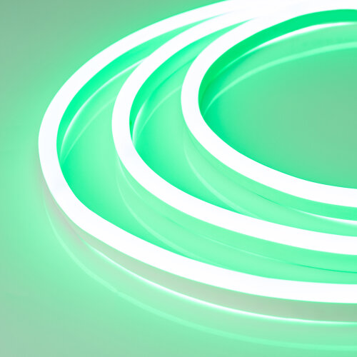 Гибкий неон ARL-NEON-1608GH-SIDE 24V Green (Arlight, 6 Вт/м, IP65) 030878 - фото