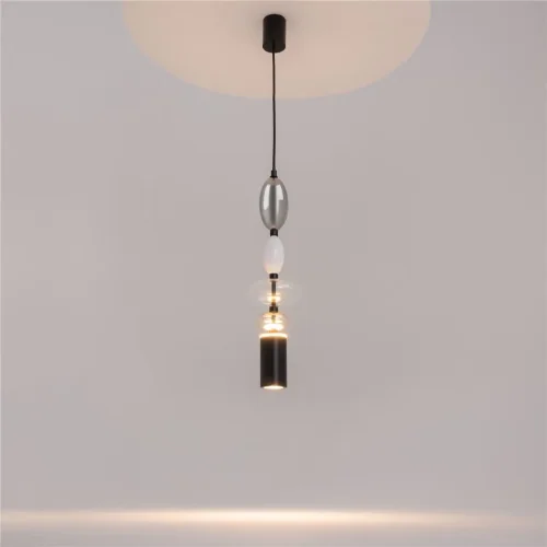 Подвесной светильник Monochrome 2700К 17Вт, GU10x1 (Черный) - фото 4