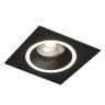 DK2061-BK Встраиваемый светильник IP 20, до 15 Вт, GU10, LED, черный, алюминий.