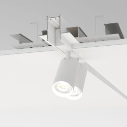 Встраиваемый шинопровод SMART 3м под ГКЛ, белый, Denkirs TR2013-WH