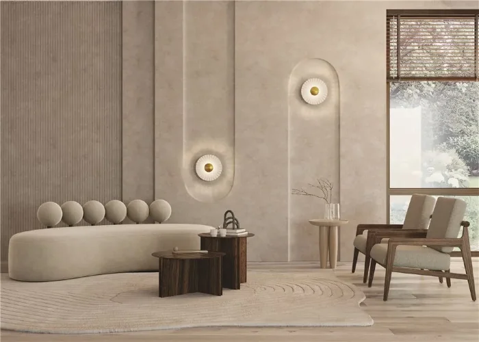 Настенный светильник (бра) Fiore 3000К 7Вт (Латунь) - фото 6