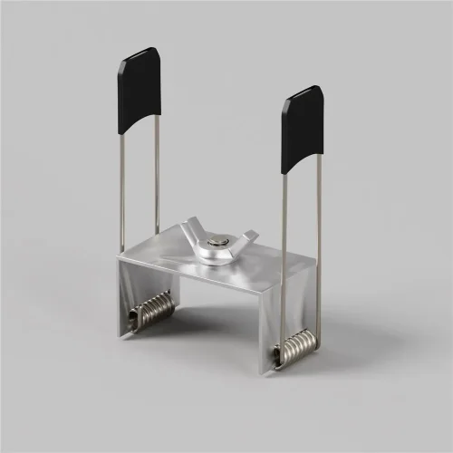 Комплект креплений (для профиля 50×35) 4 шт., ALM-5035T-MT 642036 (Серебро) - фото 2