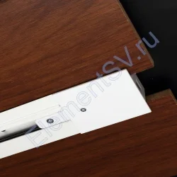 Трек для спотов встраиваемый 2L 2м NX46 (однофазный, 2 провода, белый)