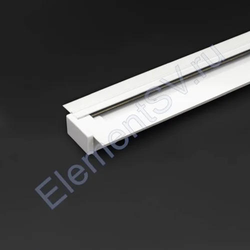 Трек для спотов встраиваемый 2L 2м NX46 (однофазный, 2 провода, белый) - фото 4.