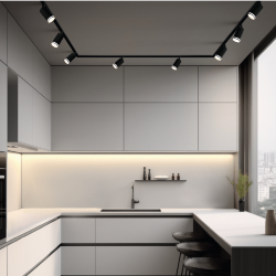 Трековый светильник WOLTA WTL-GU10/05B под лампу GU10 Черный CORALLO