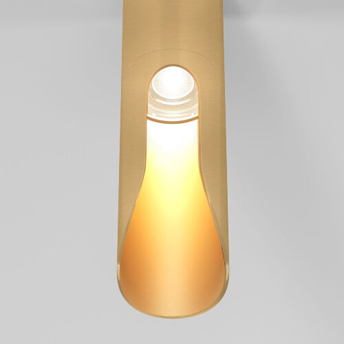 Светильник потолочный светодиодный Apex 7W 4000K латунь - Фото 2