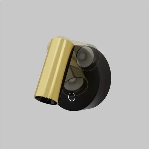 Настенный светильник (бра) Твист / Twist 3000К 3Вт (Черный) C081WL-L3BBS3K - фото 4
