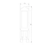 Светодиодная лампа G9 LED 5W 220V 4200K стекло BLG915 - фото 2