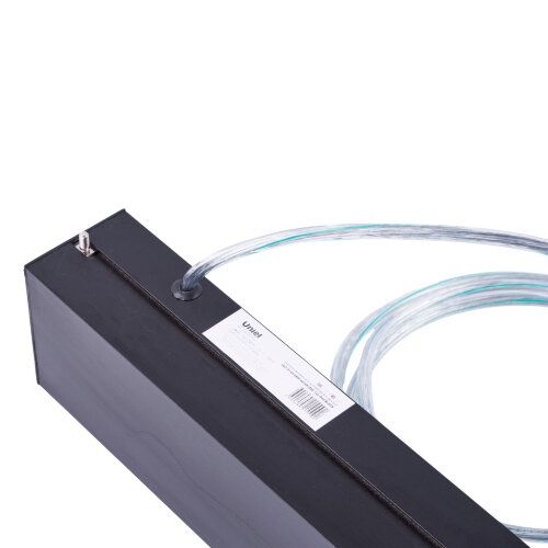 ULO-K19A 28W-4000K-Z30-120 IP40 BLACK Светильник линейный светодиодный подвесной, Зигзагообразный, профиль 50х70мм, Белый свет 4000K, 3000Лм, Алюминий, Цвет черный, TM Uniel - фото 6